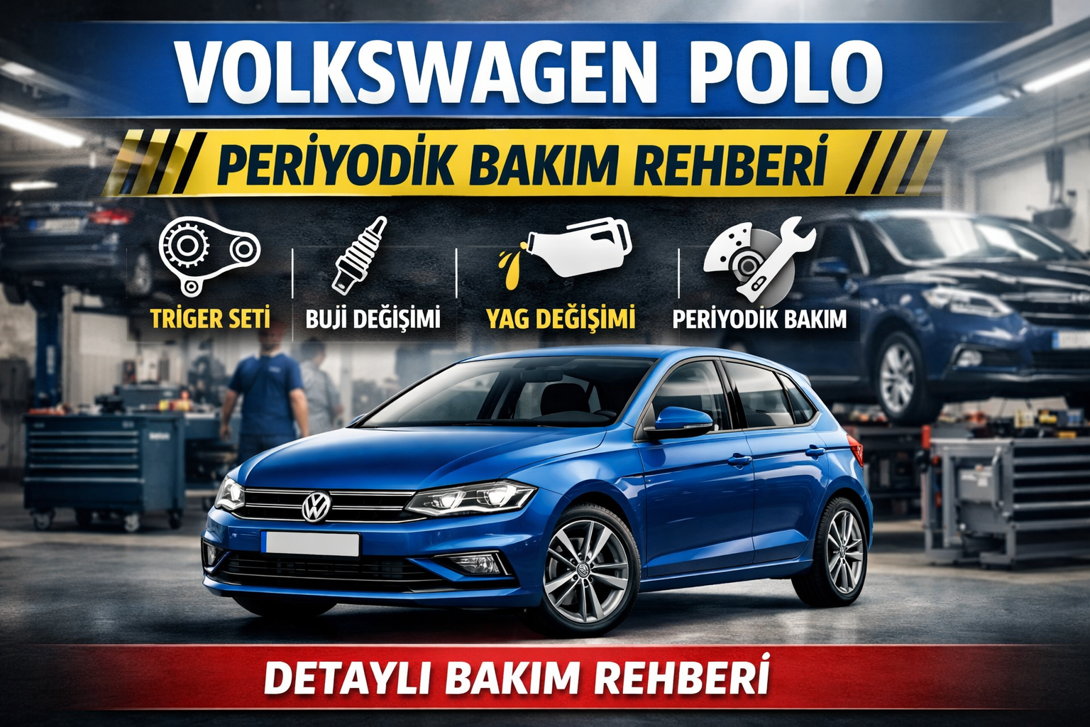 Volkswagen Polo periyodik bakım rehberi triger buji yağ değişimi