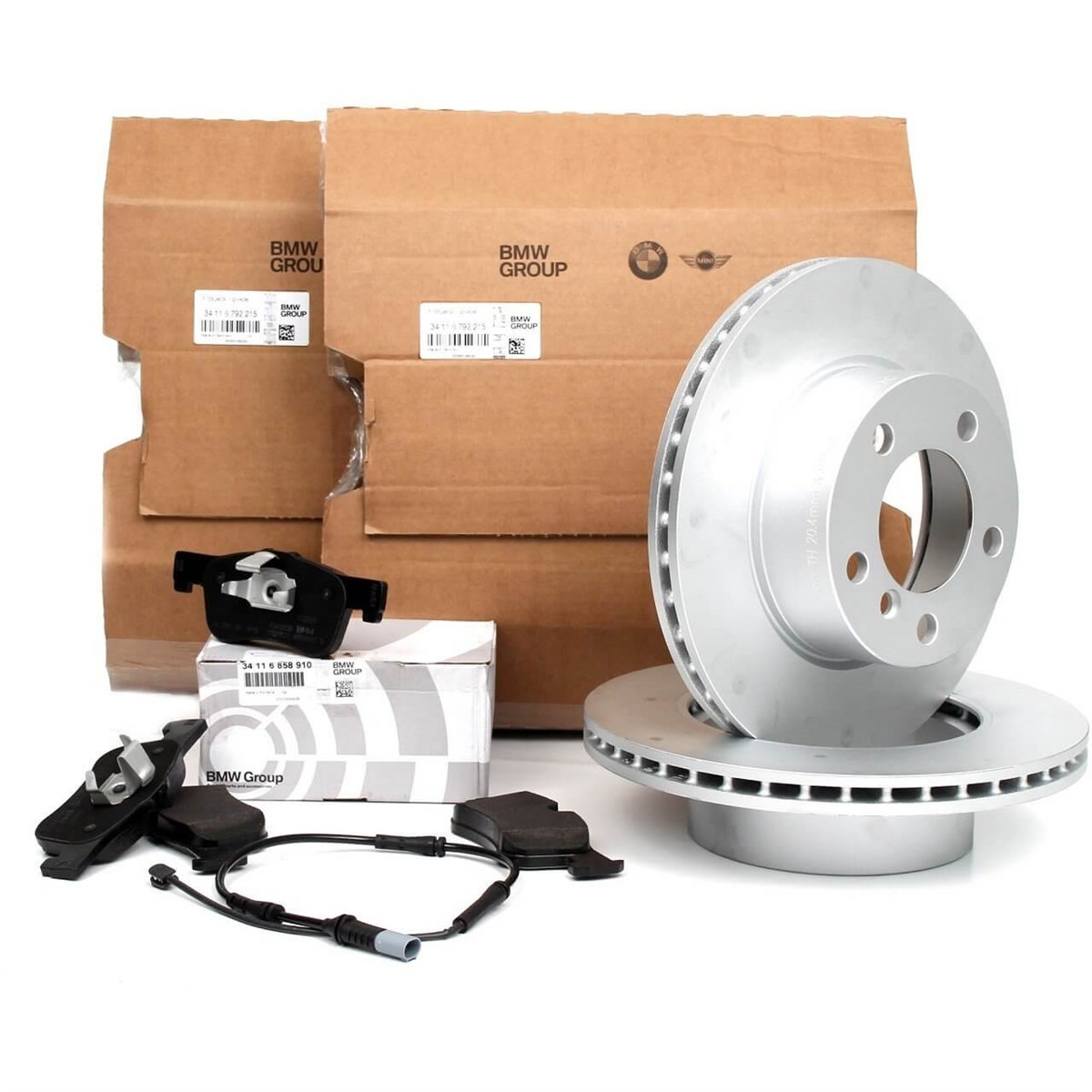 Bmw F20 Kasa 116d Ön Fren Disk Ve Fren Balata Takımı Orjinal 34116792215-34116850567-34356792289