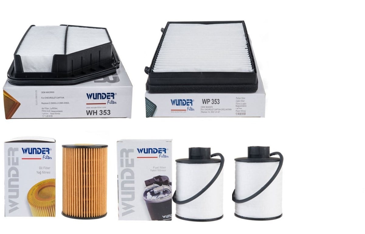 Chevrolet Yeni Captiva C140 2.0 Dizel Bakım Setiı WUNDER