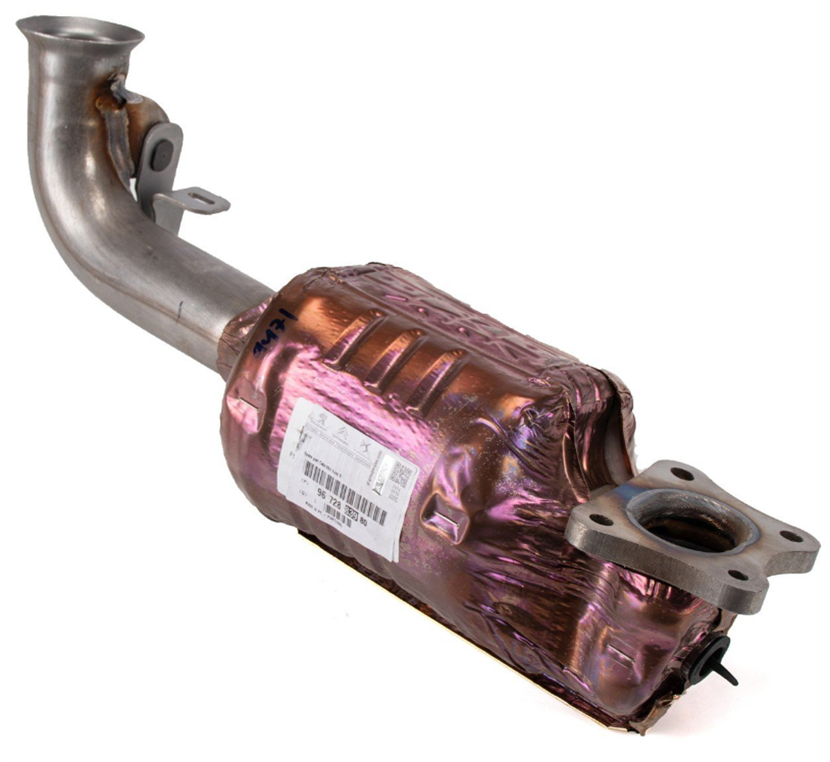 Citroen C-Elyse 1.2 Benzinli Egzos Katalizatörü Psa Marka 9672883980