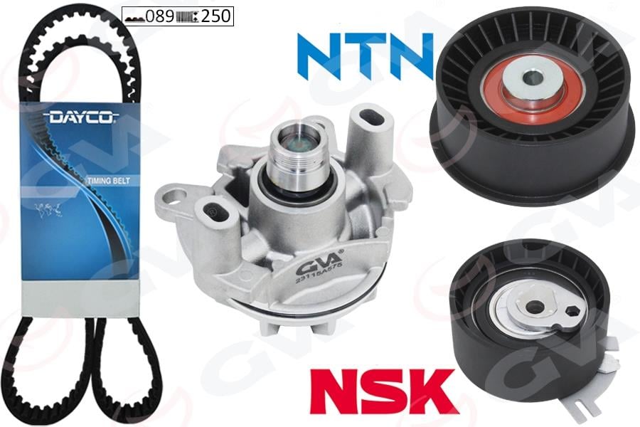 GVADevirdaimli Eksantrik Gergi Kiti 089X250 Master Iı-Movano-Laguna Iı 01 Trafıc Iı 03 2.2Dtı-2.5Cdtı 119A05607rGVA 59WPK1906