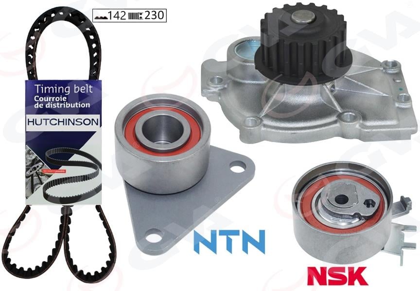 GVADevirdaimli Eksantrik Gergi Kiti 142X230 Laguna 2.0 16V 95-01 -Safrane Iı 2.0 96-00 -Volvo S40 99-04GVA 59WPK1810H