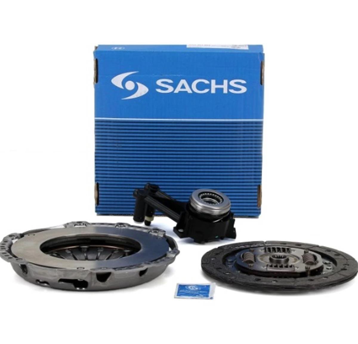 Ford Fiesta 2008-2012 1.6 Benzinli Debriyaj Seti (Baskı+Balata+Bilya) Sachs Marka 3M517540A1K-8V217A564AD