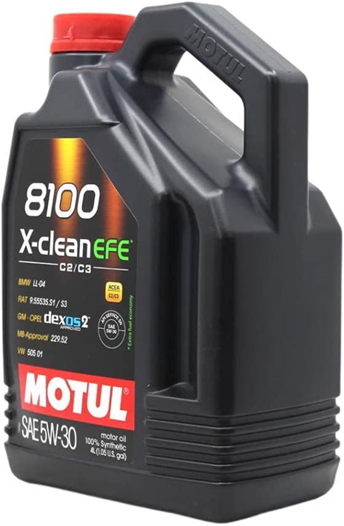 MOTUL 8100 X-Clean EFE 5W30 Dexos2 Partiküllü Motor Yağı 4LT |  Yedekparcabudur | MOTUL 8100 X-Clean