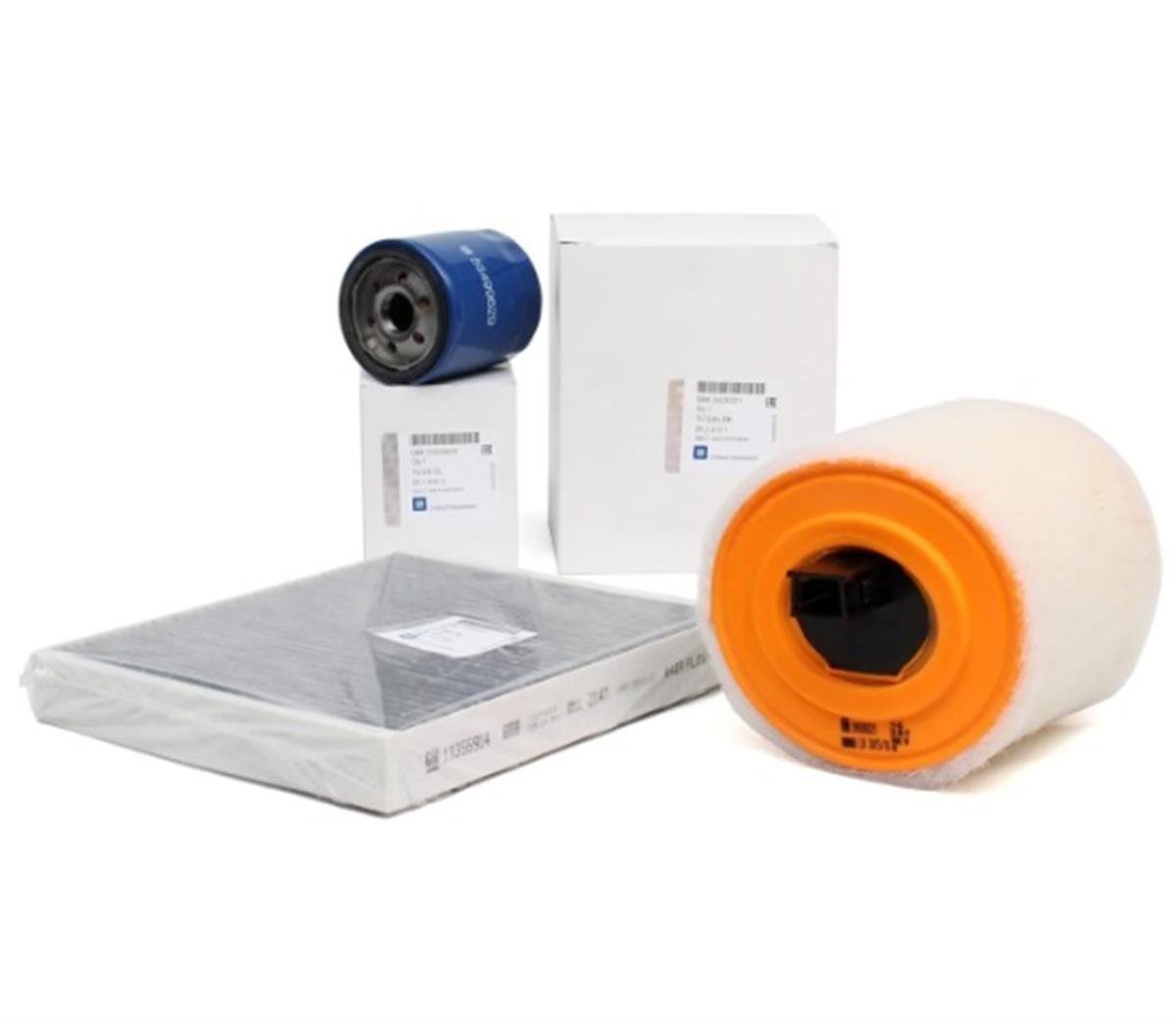 Opel Astra K 1.0 Periyodik Bakım Filtre Seti Orjinal Marka 650237-13489640-1808246