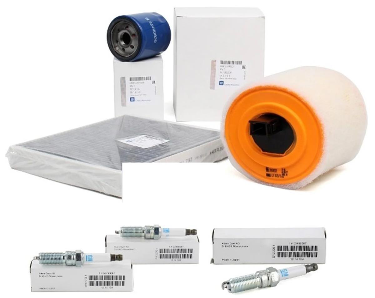 Opel Astra K 1.0 Turbo (105BG) Benzinli Motor Periyodik Bakım Seti Bujili Orjinal Marka 650237-13489640-1808246-1214128