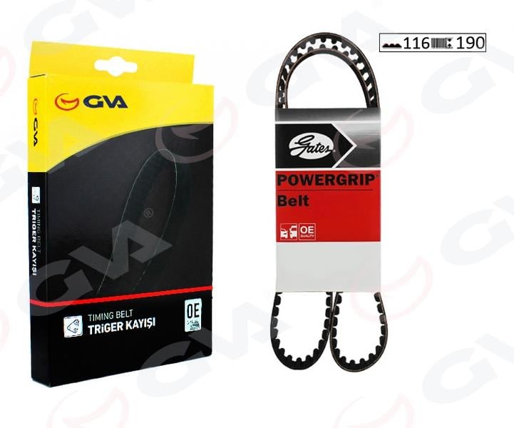 GVATriger Kayışı 116X190 Ford Concorde-Laguna-Safrane 2.0GVA 58116190