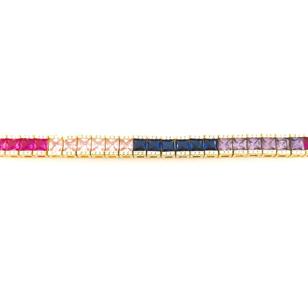 Baget Taş Multicolor Suyolu İthal Bileklik