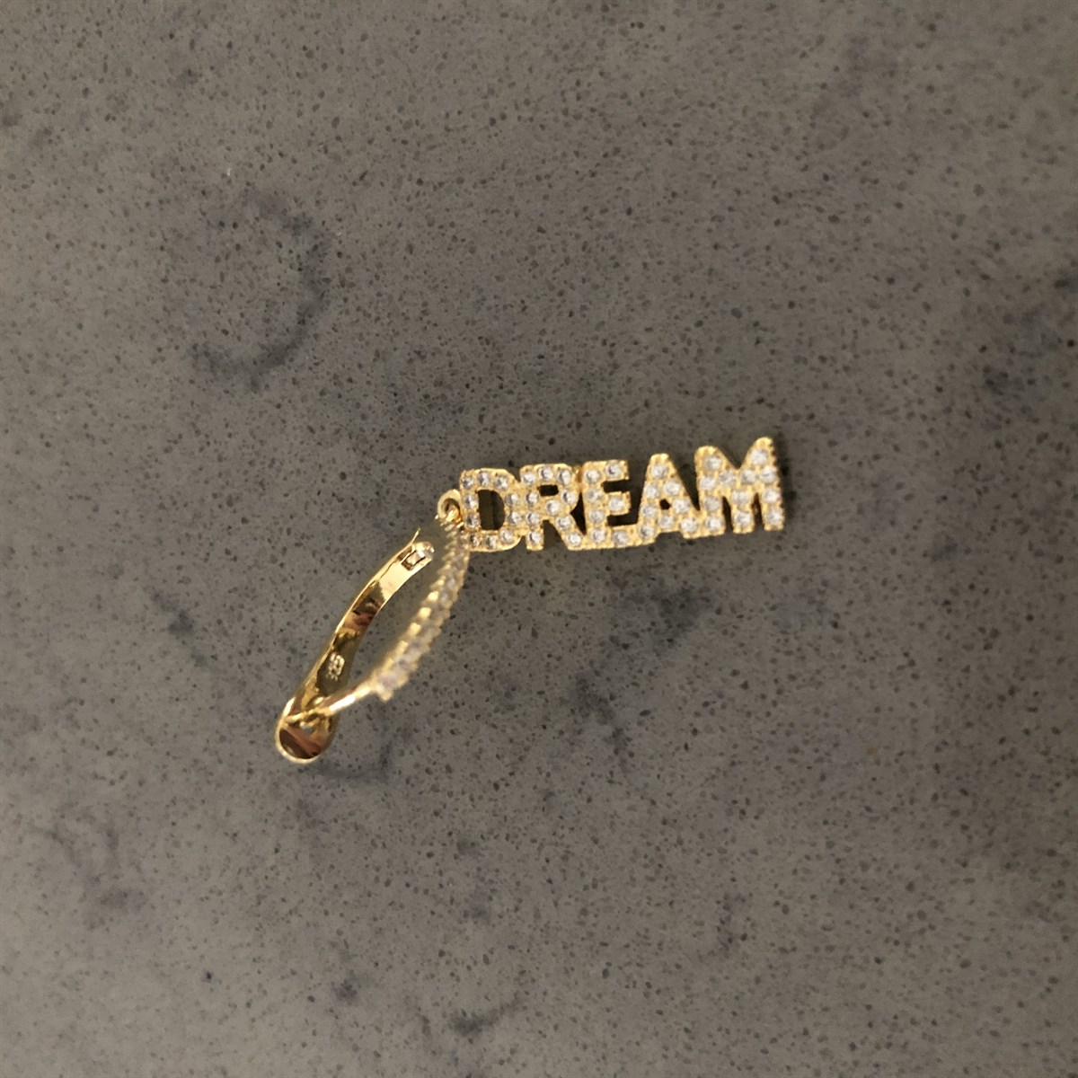 Dream Yazılı İthal Küpe