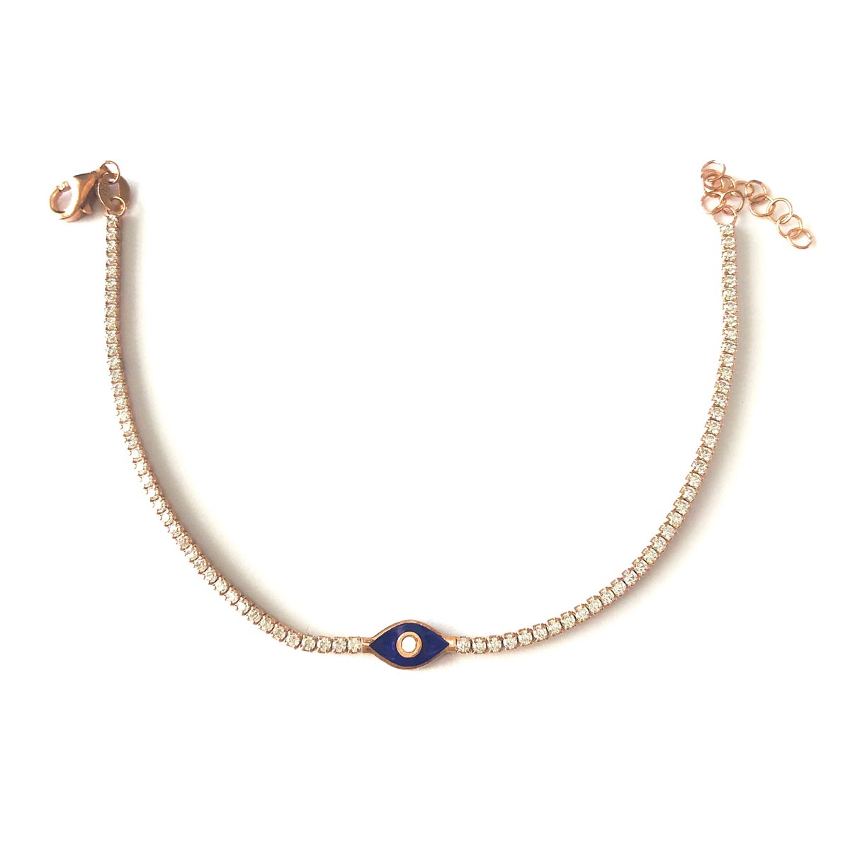 Lacivert Göz Mine Suyolu Bileklik