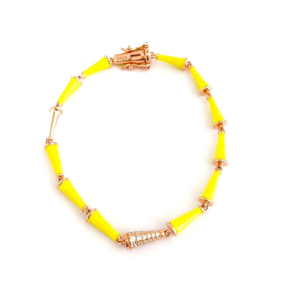 Neon Limon Çiçeği İthal Bileklik