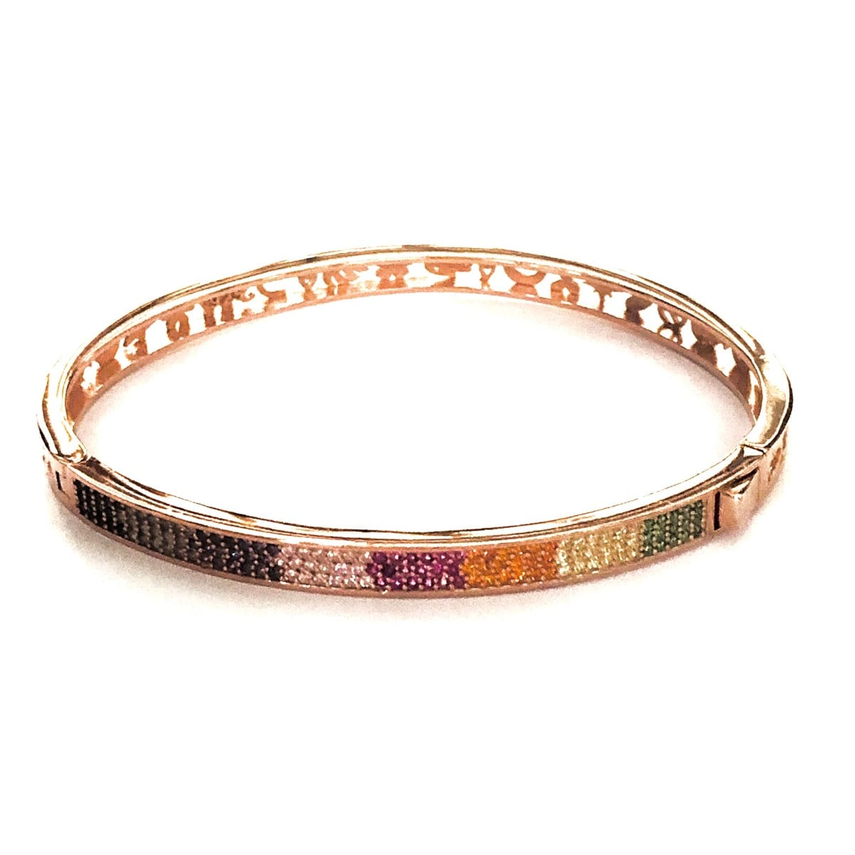 Renkli Taş Kelepçe İthal Bileklik 2