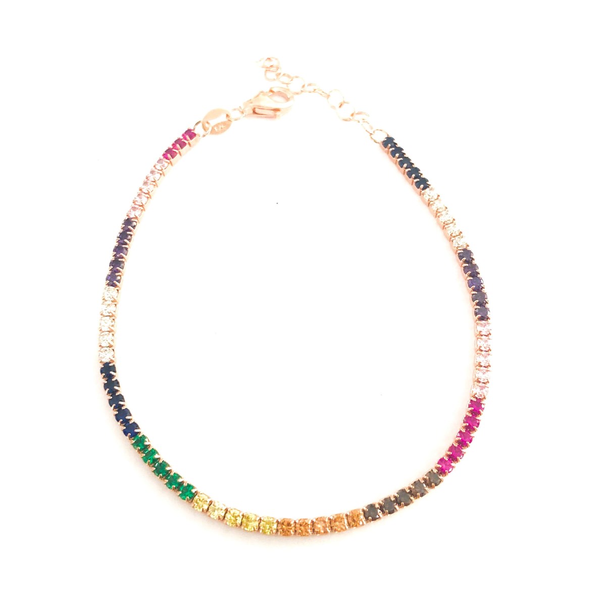 Renkli Taş Suyolu Bileklik