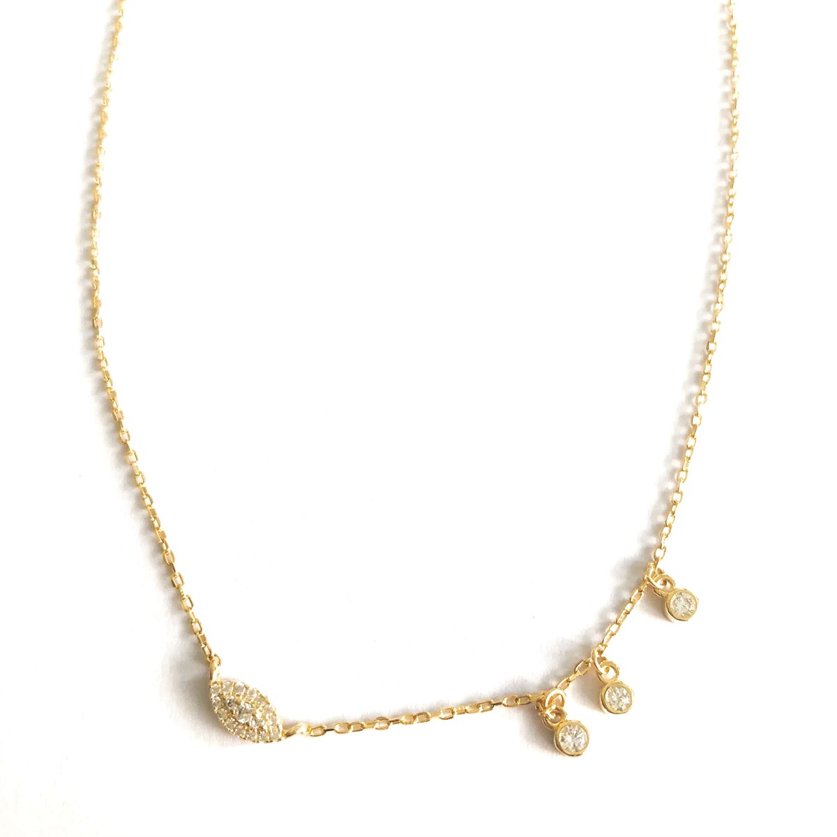 Taş Detay İthal Kolye