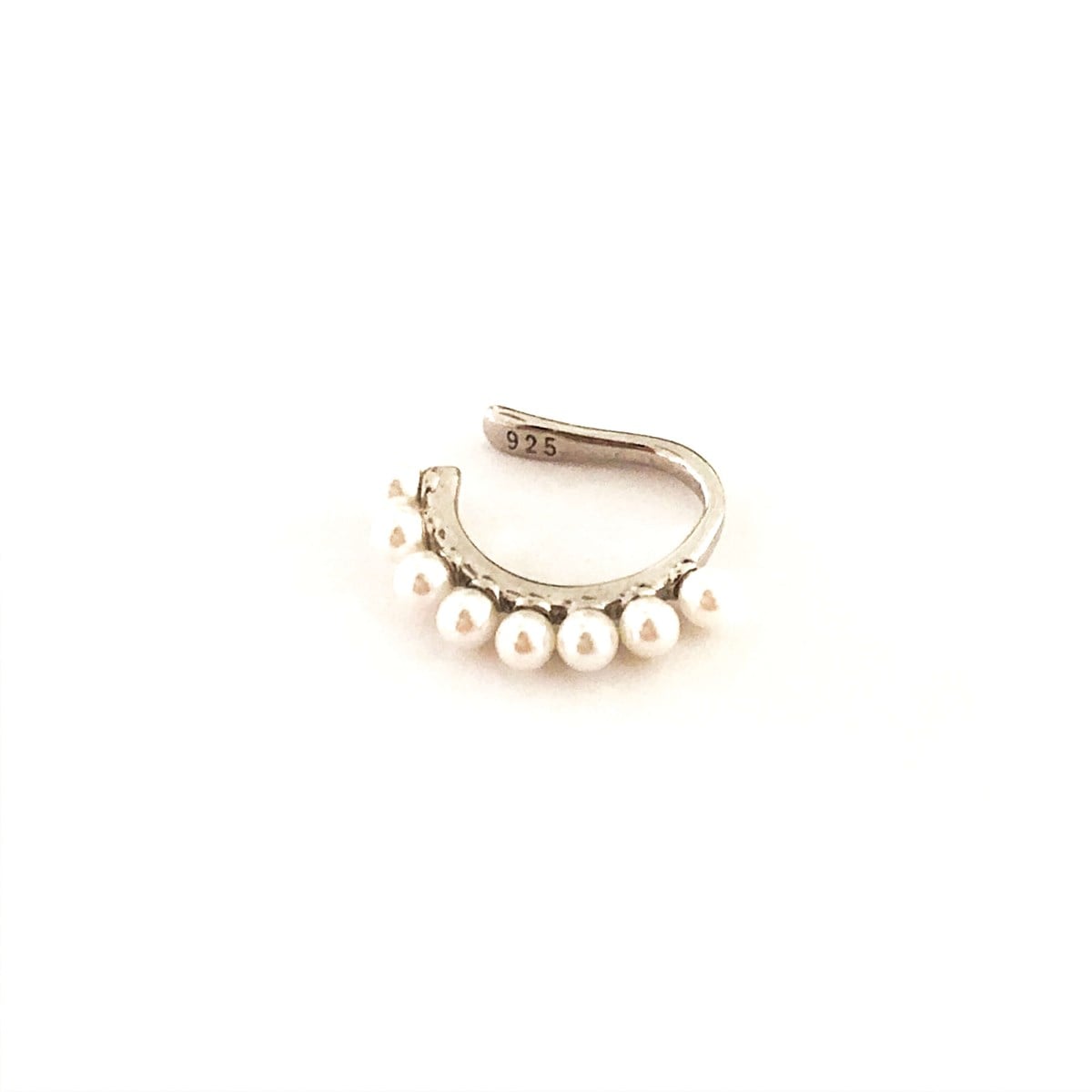 Tek Sıra İnci Kıkırdak Küpe