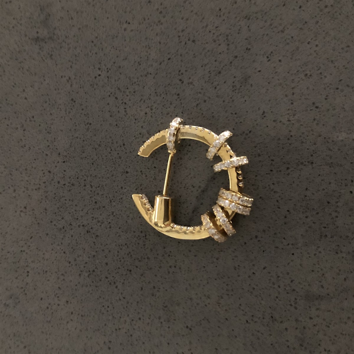 2 cm Altı Mini Halkalı Halka İthal Küpe