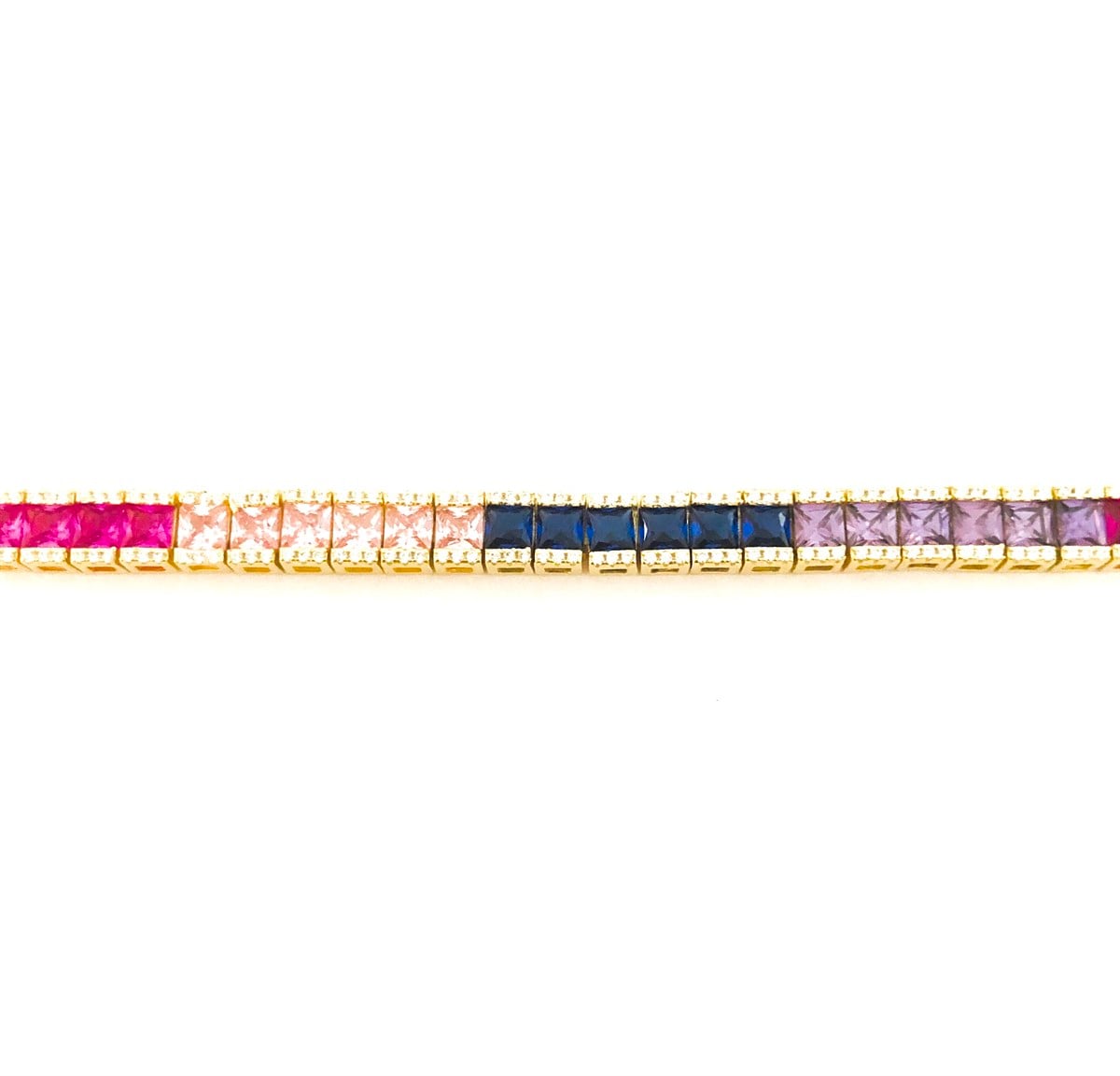 Baget Taş Multicolor Suyolu İthal Bileklik