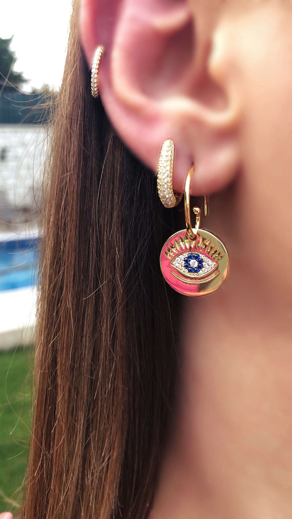 Eye Figure Earring