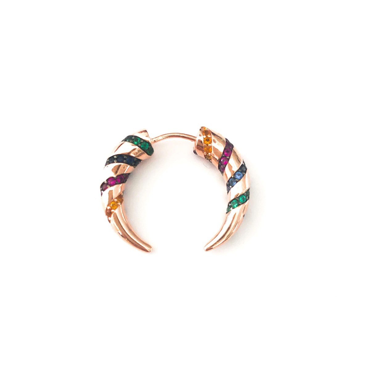Multicolor Hilal İthal Küpe