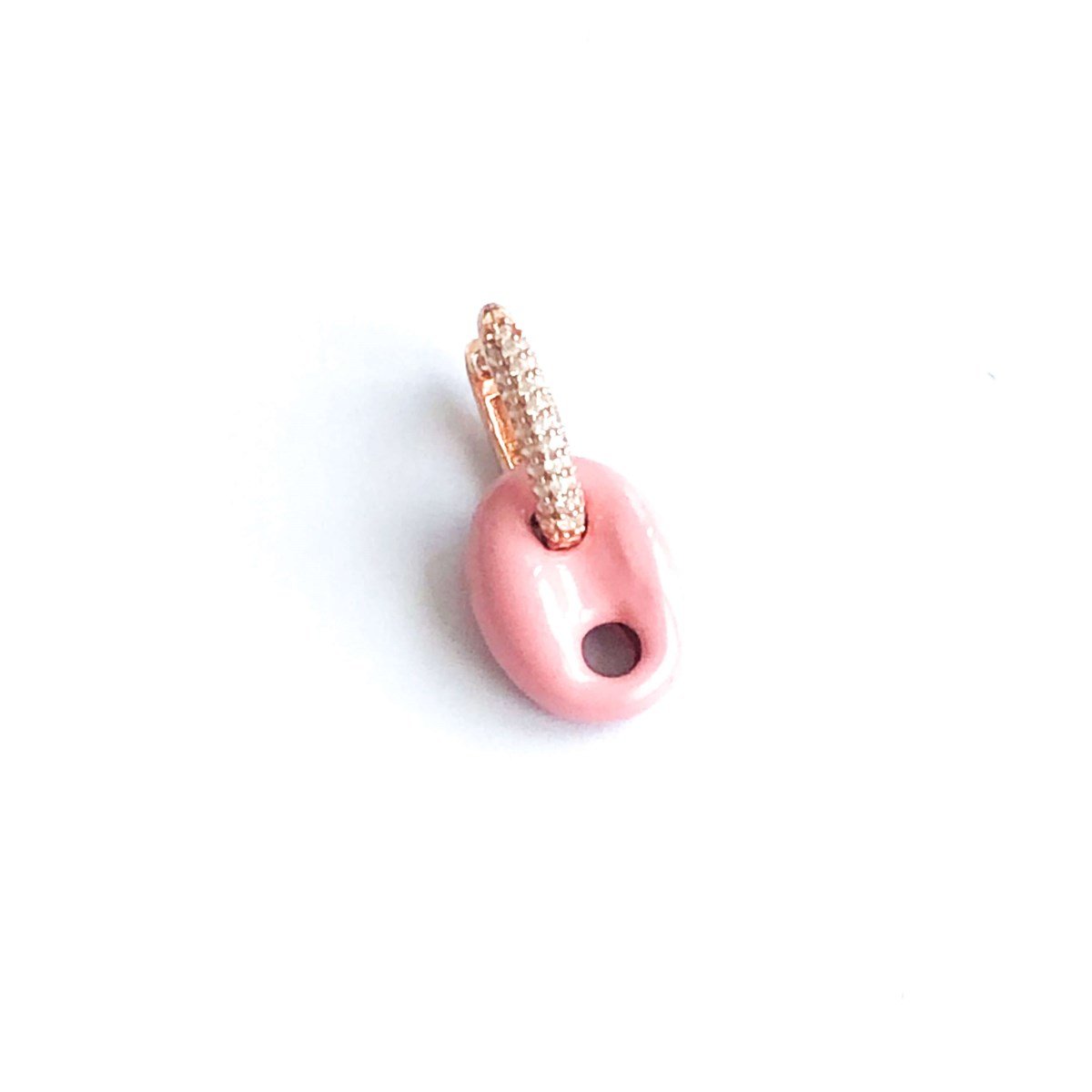 Pembe Çift Delik Küpe