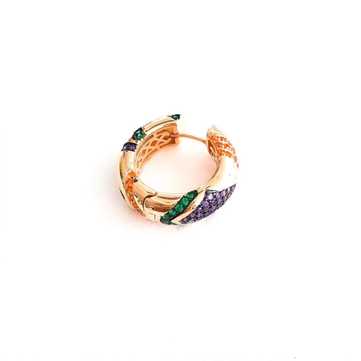 Tribal1,8 Cm Yuvarlak Halka İthal Küpe