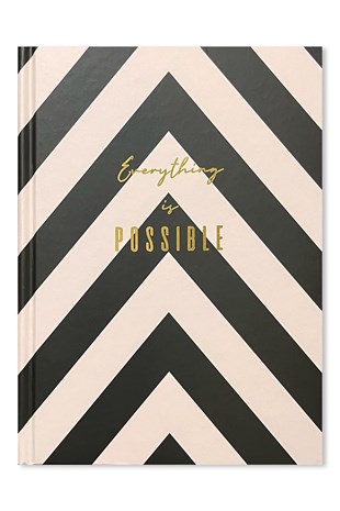 Füme Şeritli Sert Kapaklı Defter