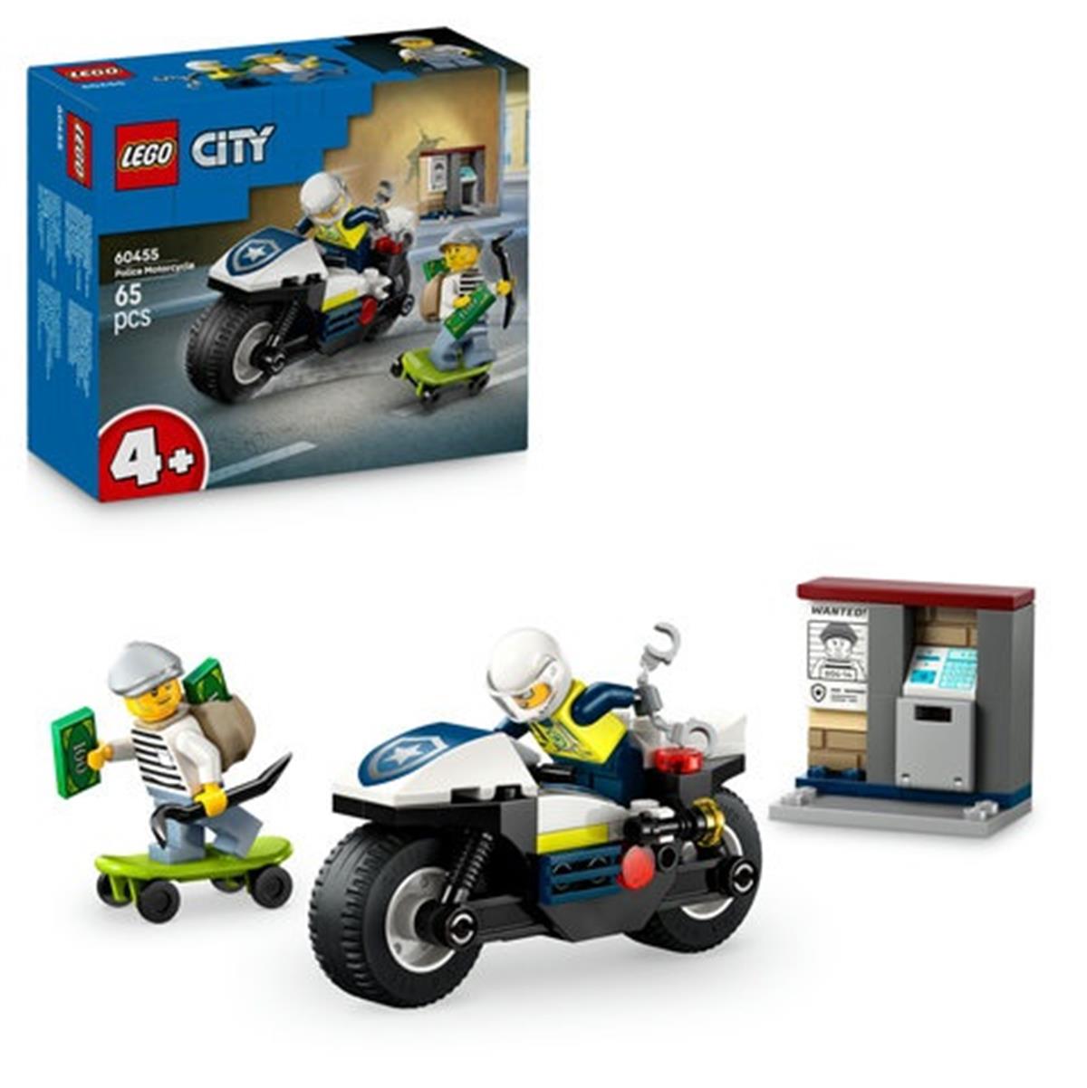 60455 LEGO City Polis Motosikleti Takibi