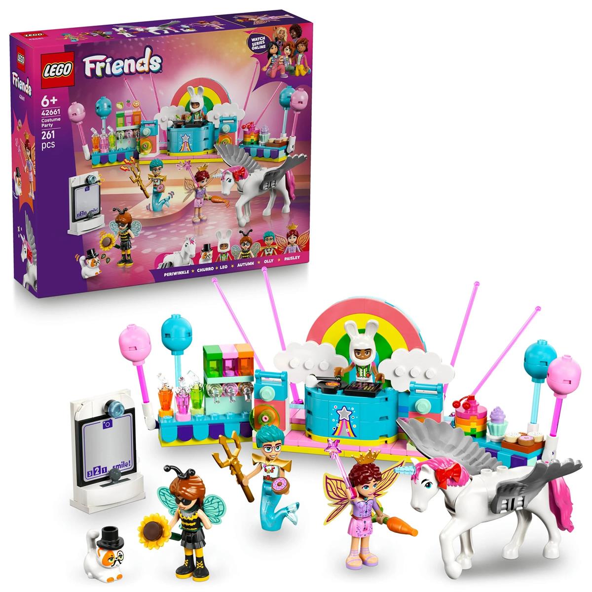 42661 LEGO Friends Tek Boynuzlu At ve Peri ile Kostüm Partisi