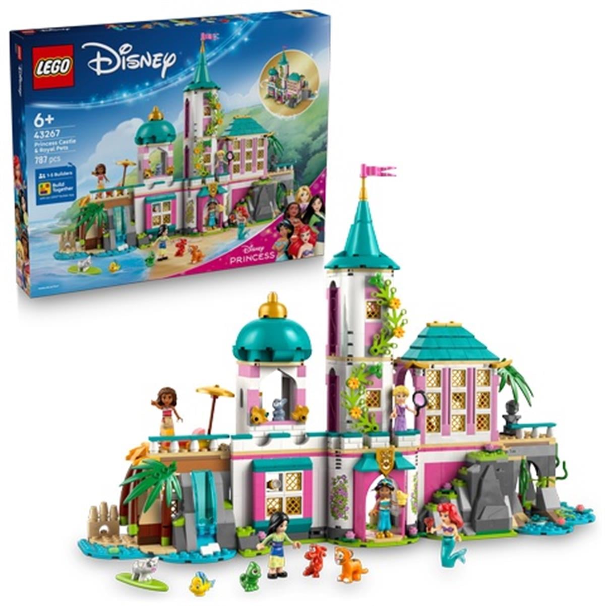 43267 LEGO Disney Prenses Şatosu ve Kraliyet Hayvanları