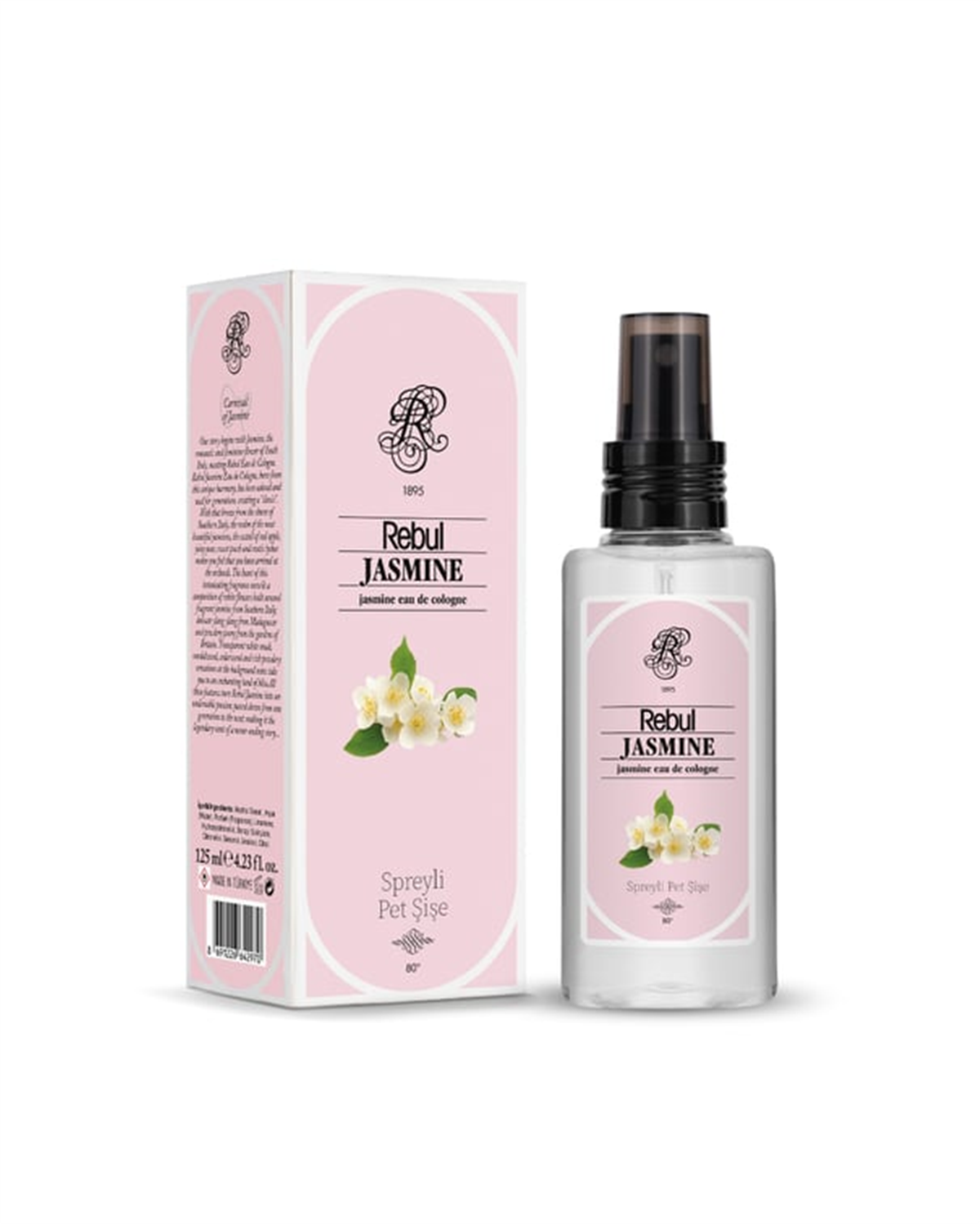 Rebul 125 Ml Kolonya Pet Şişe Sprey Jasmine