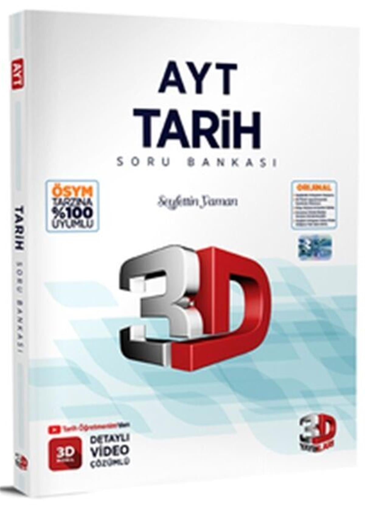 3D Yayınları AYT Tarih Soru Bankası