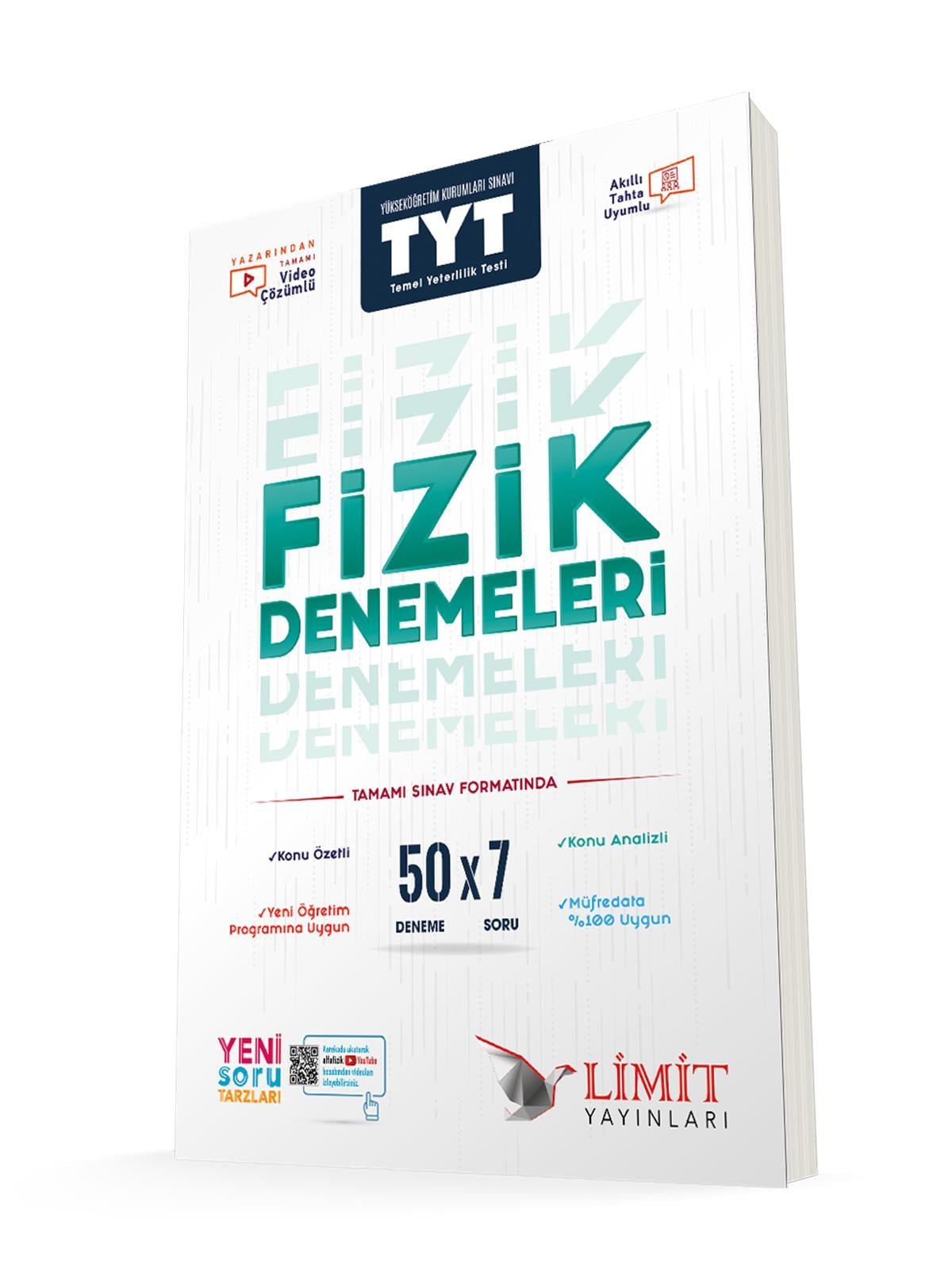 Limit Yayınları TYT 50x7 Fizik Denemeleri