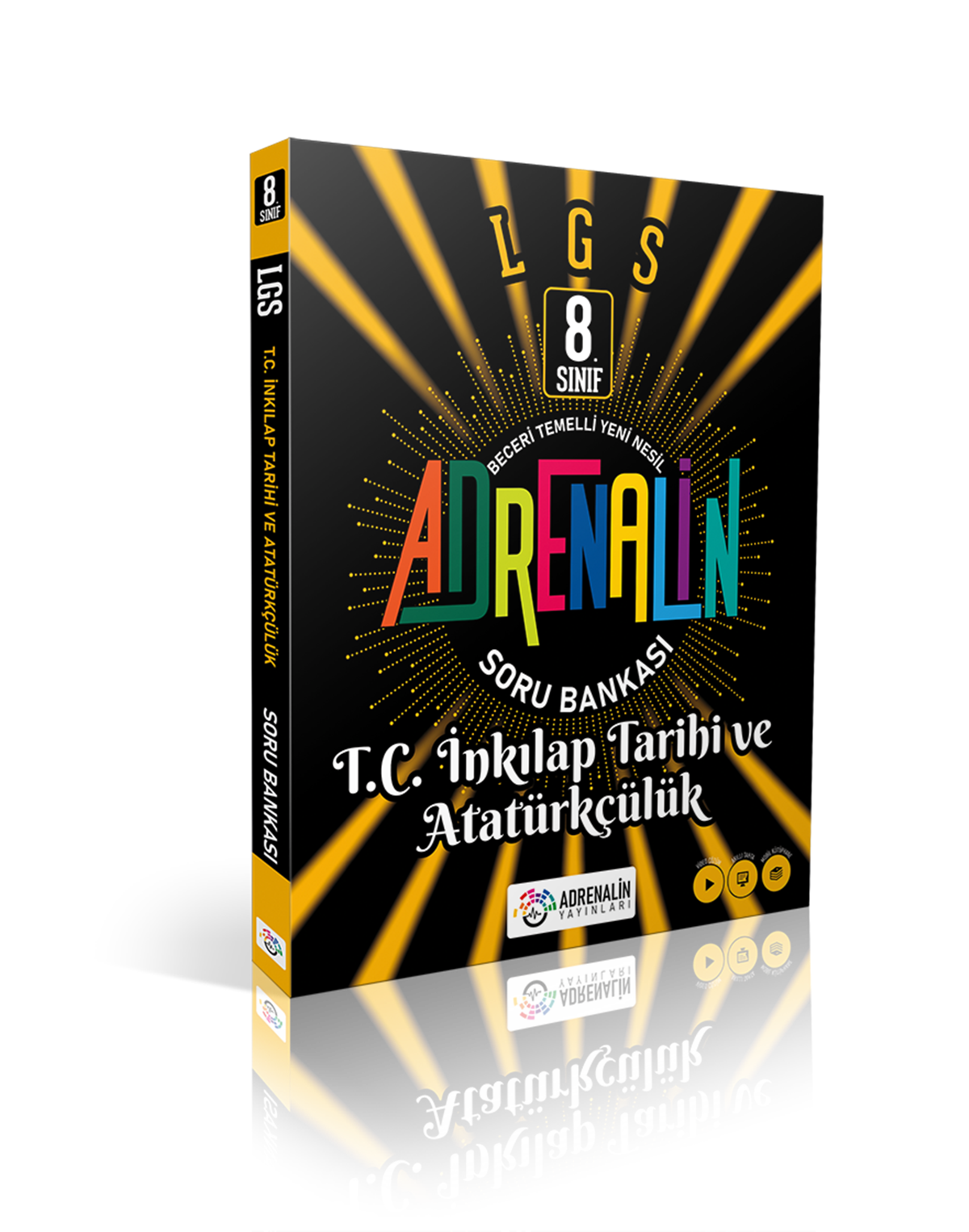 Adrenalin Yayınları 8. Sınıf LGS T.C. İnkılap Tarihi ve Atatürkçülük Soru Bankası