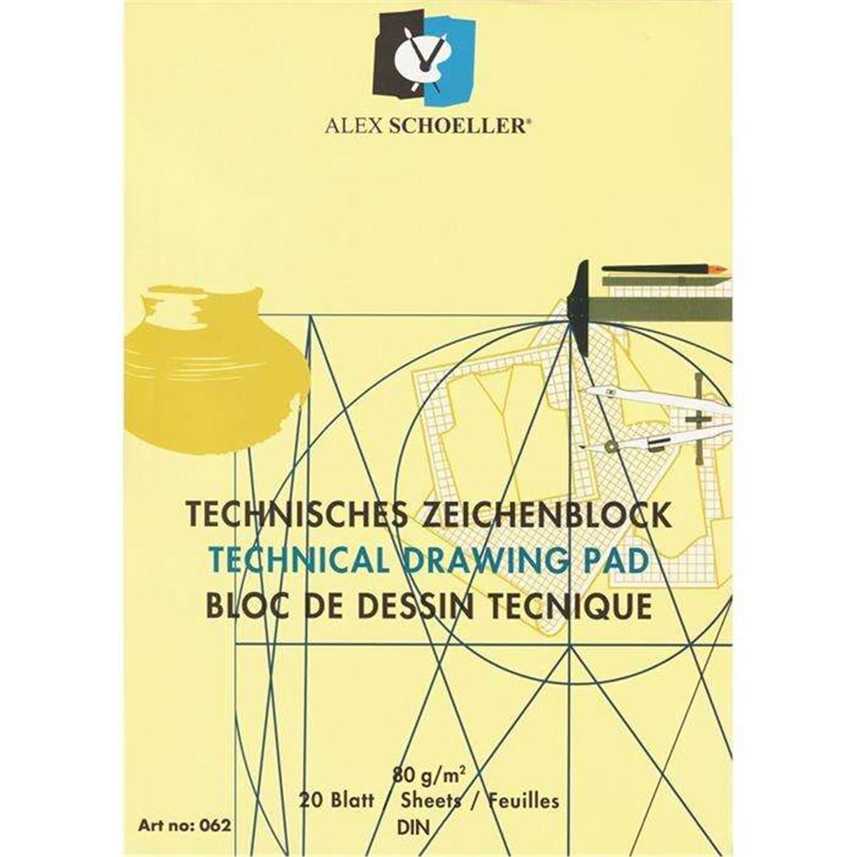Alex Schoeller Teknik Resim Blok Spr 80 GR A3 20 YP Dikey