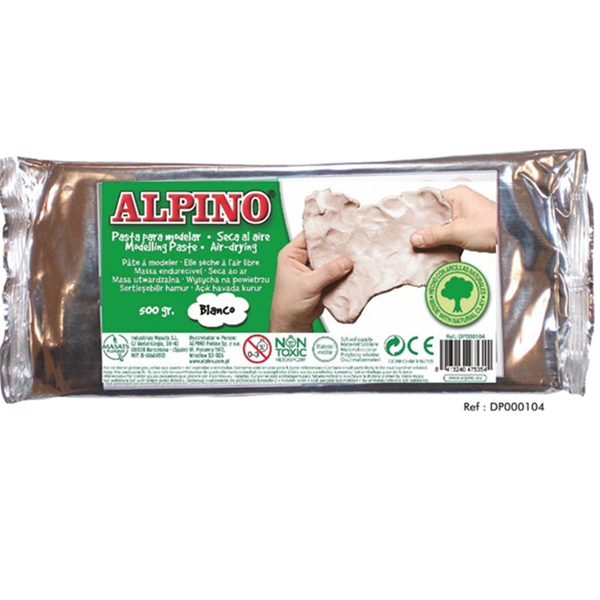 Alpino Seramik Hamuru 500 GR Beyaz