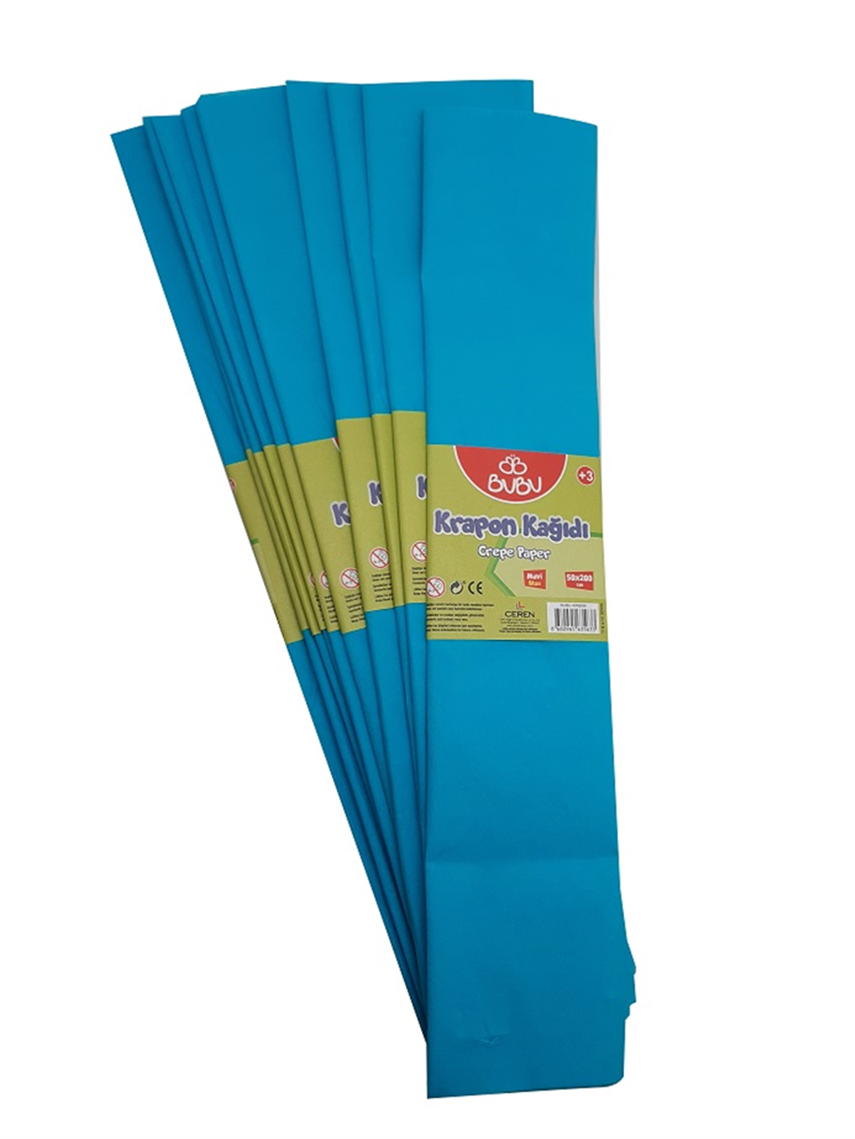 Bu-Bu Krapon Kağıdı Mavi K-R0011