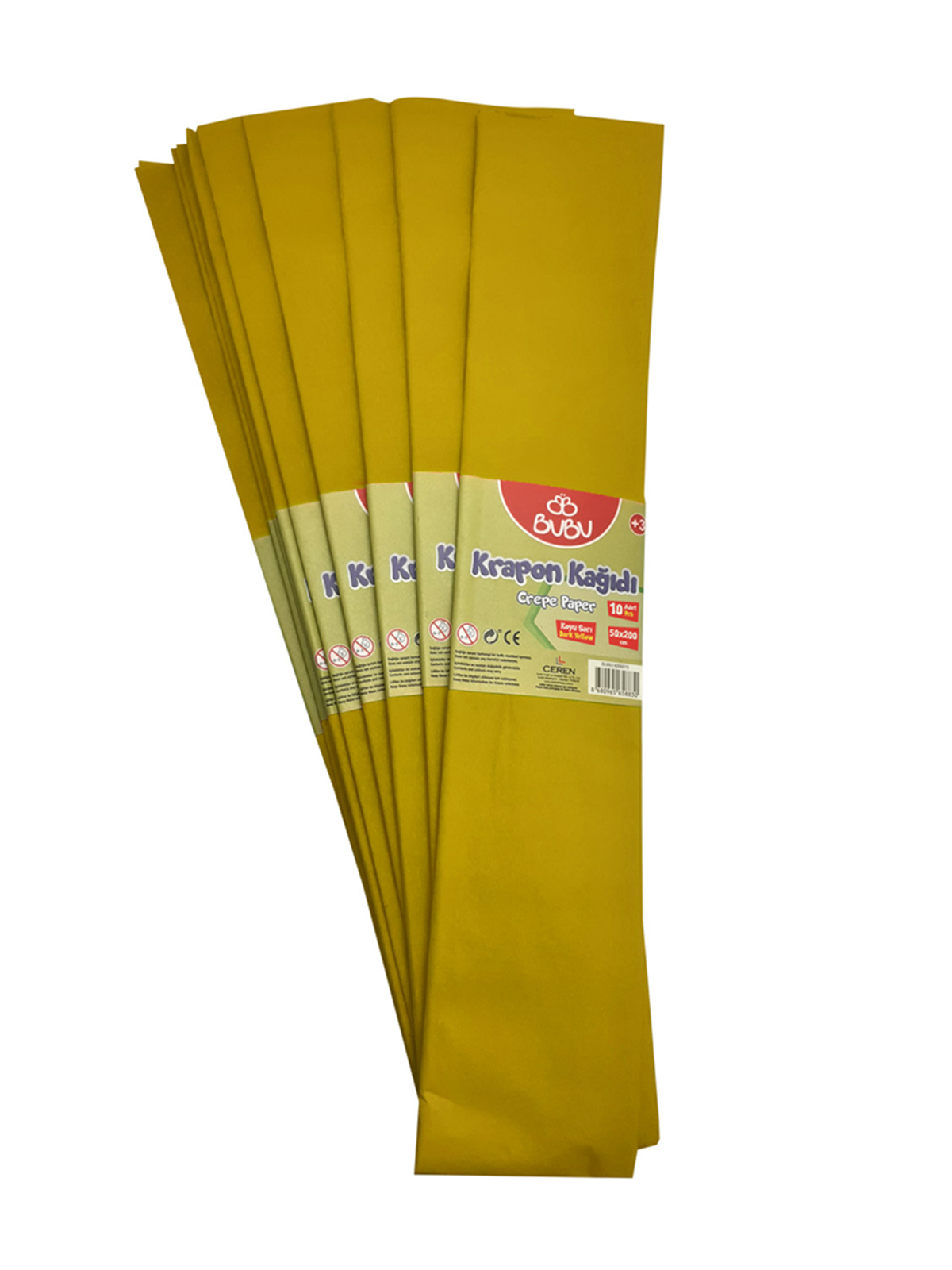 Bu-Bu Krapon Kağıdı Sarı K-R0011