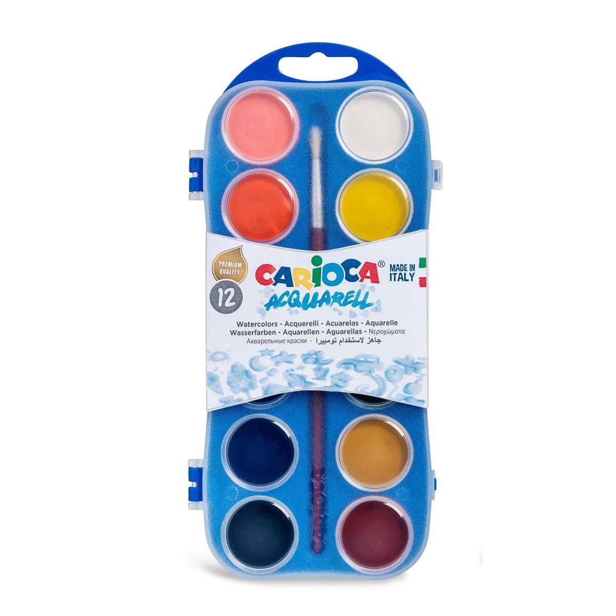 Carioca 12 li Plastik Kutuda Sulu Boya