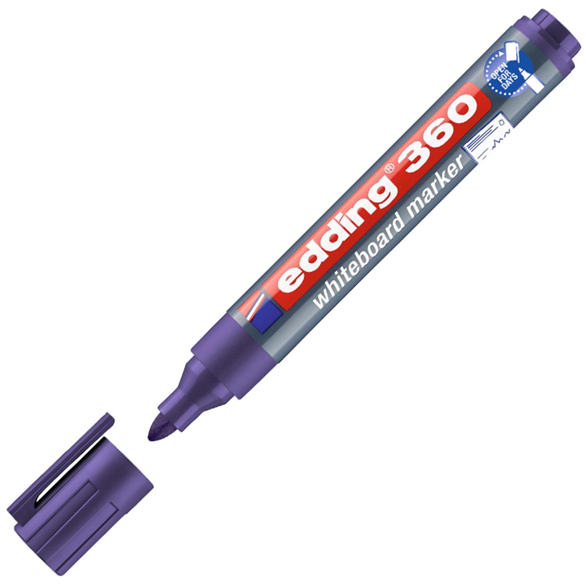 Edding 360 Xl Beyaz Yazı Tahtası Kalemi Mor