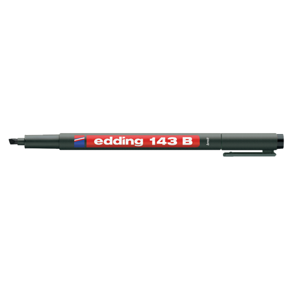 Edding Asetat Kalem 143 B Kesik Uç Siyah