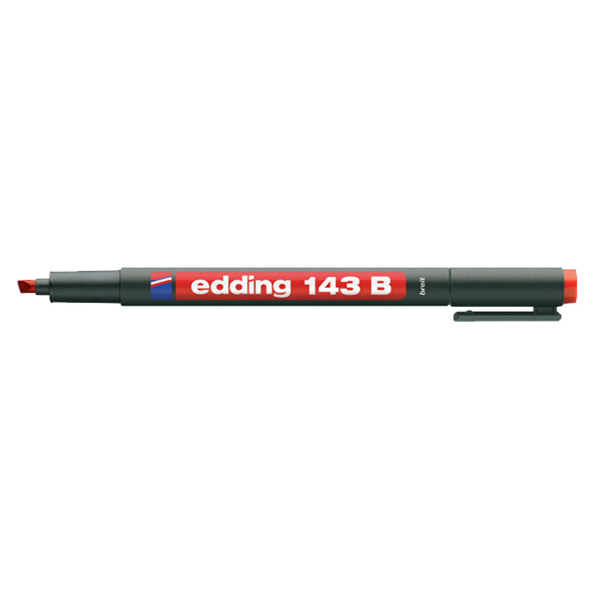 Edding Asetat Kalem 143 B Kesik Uç Kırmızı