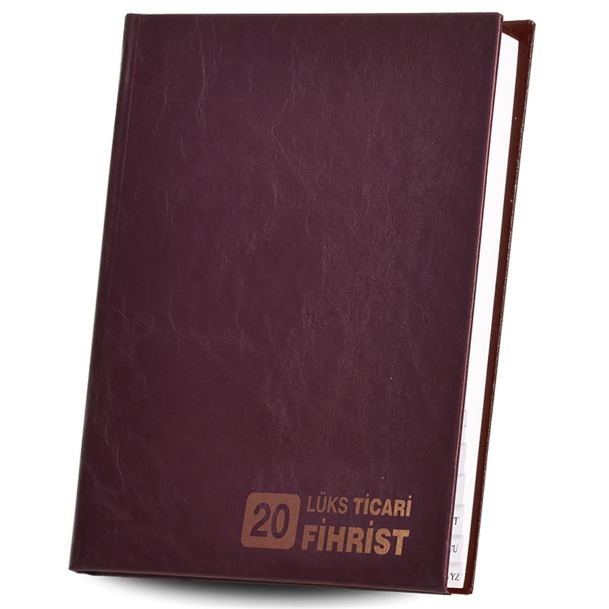 Gülpaş Fihrist 20X28 Ticari Suni Deri 20 Li