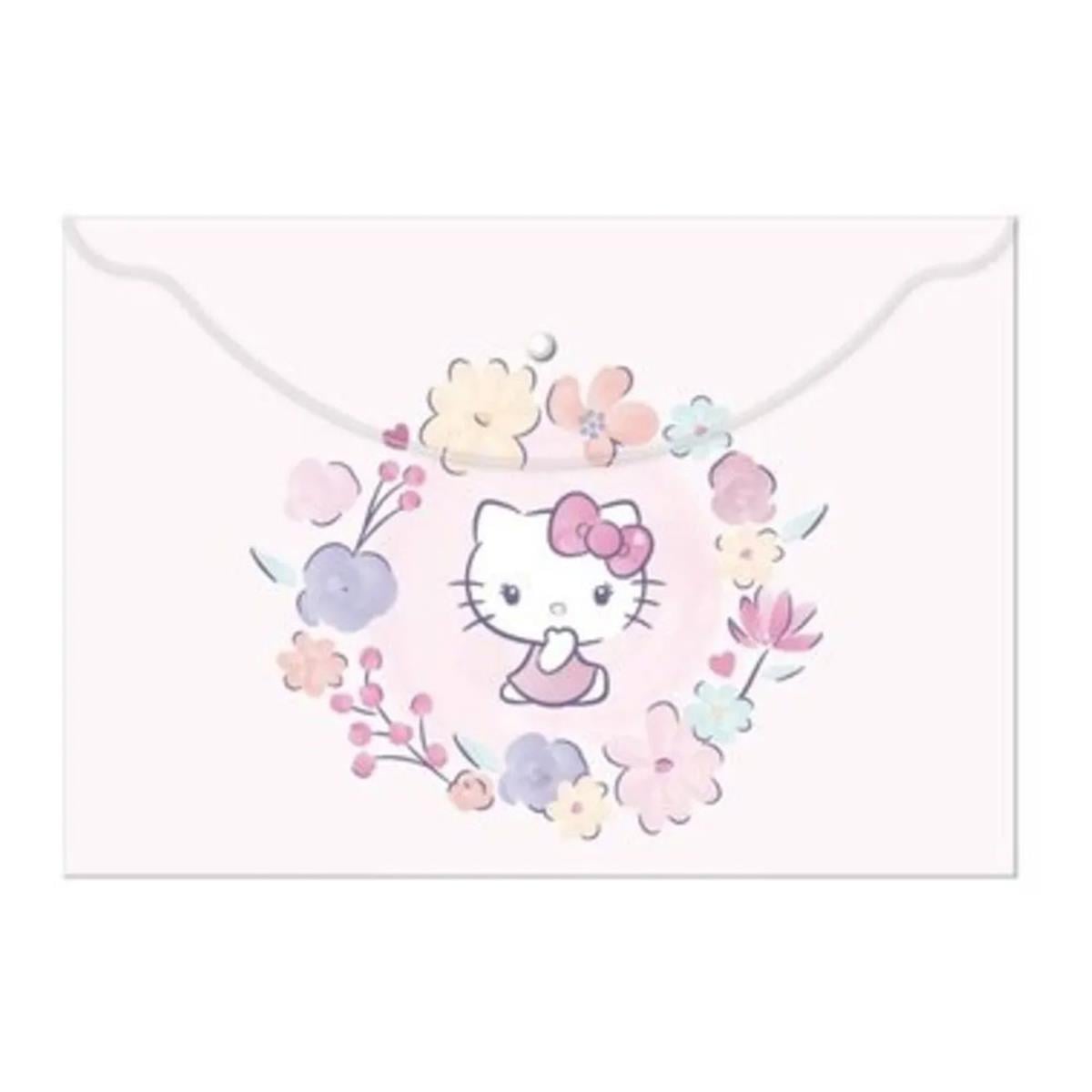 Hello Kitty And Friends A4 Çıtçıtlı Dosya (Plastik)