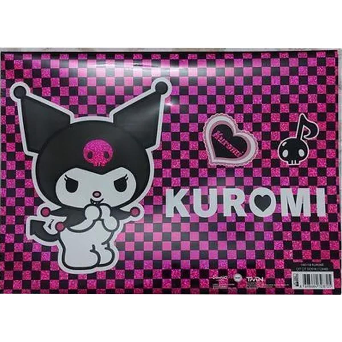 Kuromi A4 Çıtçıtlı Dosya (Plastik)