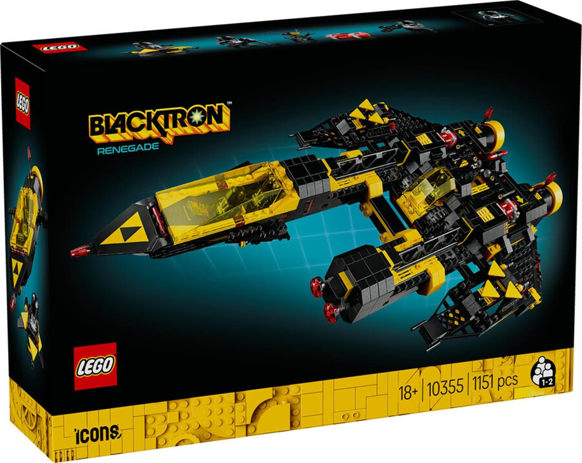 10355 LEGO Icons Blacktron Uçağı