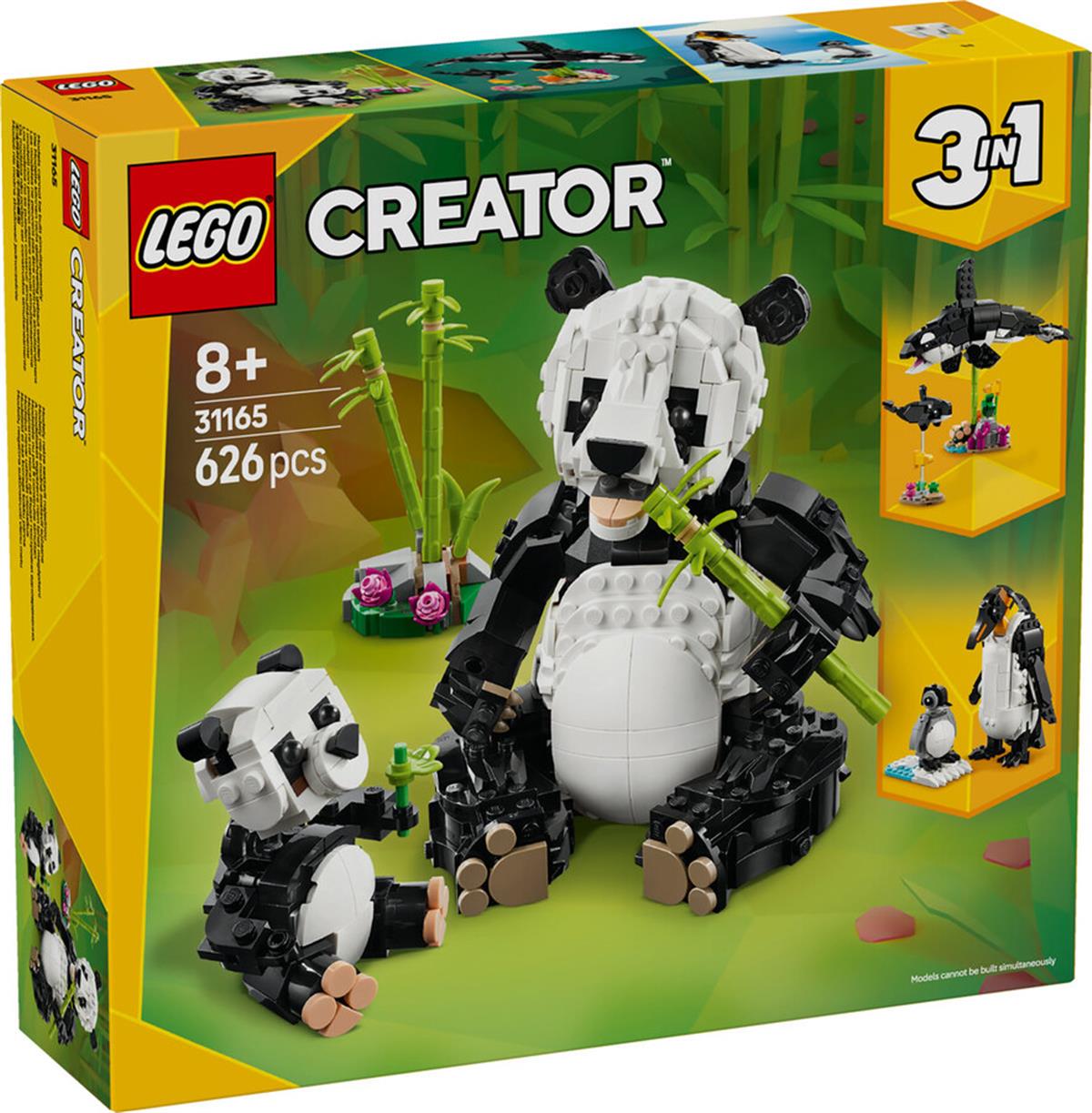 31165 LEGO Creator Vahşi Hayvanlar: Panda Ailesi