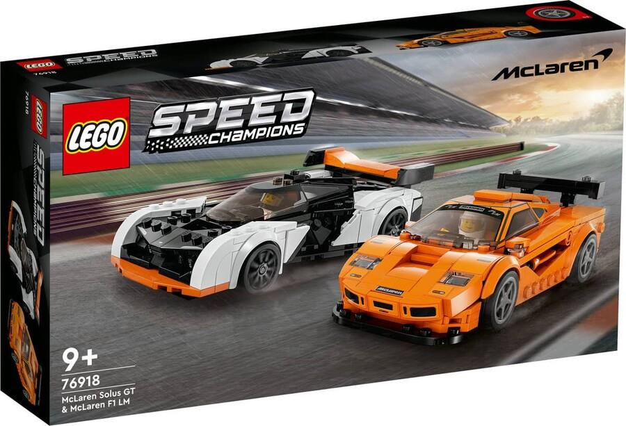 76918 LEGO  Speed Champions McLaren Solus GT ve McLaren F1 LM