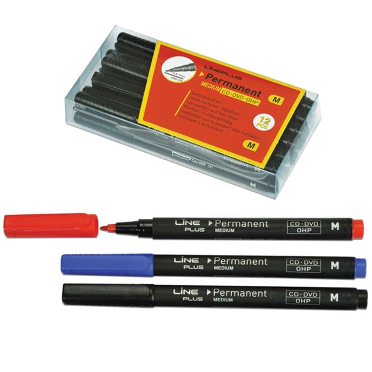 Lineplus M Siyah Permanent Kalem