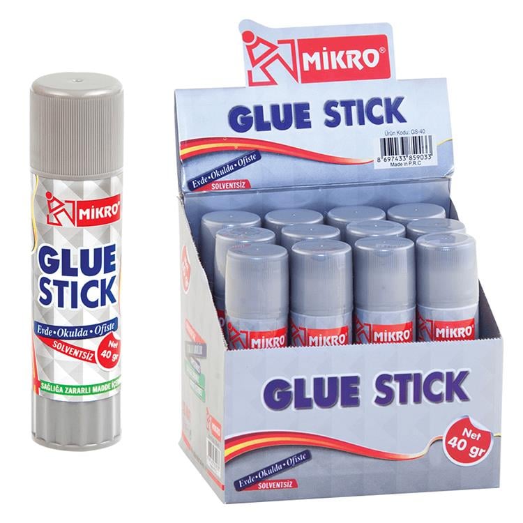 Mikro Stick Yapıştırıcı Solventsiz 40 GR GS-40