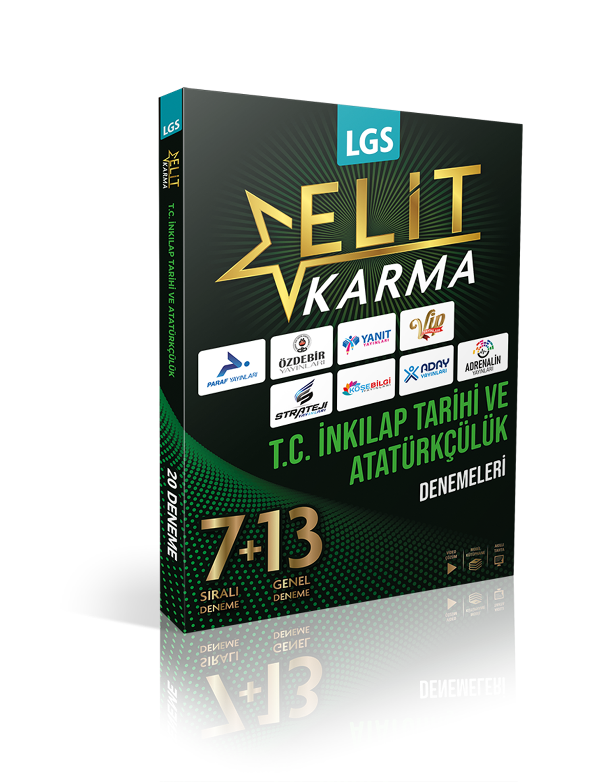 Paraf Yayınları 8. Sınıf LGS T.C. İnkılap Tarihi ve Atatürkçülük Elit Karma 20 Deneme